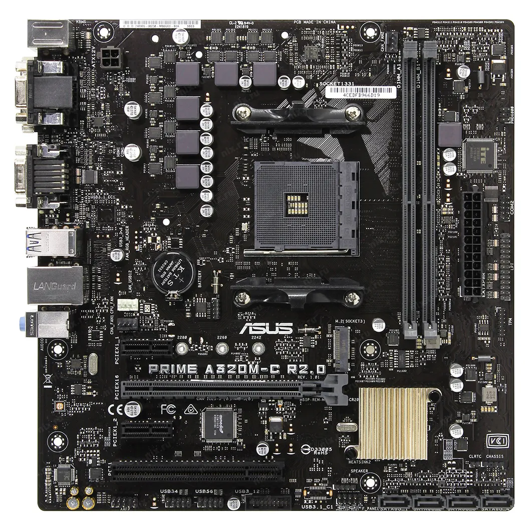 Материнская плата Asus PRIME A320M-C R2.0