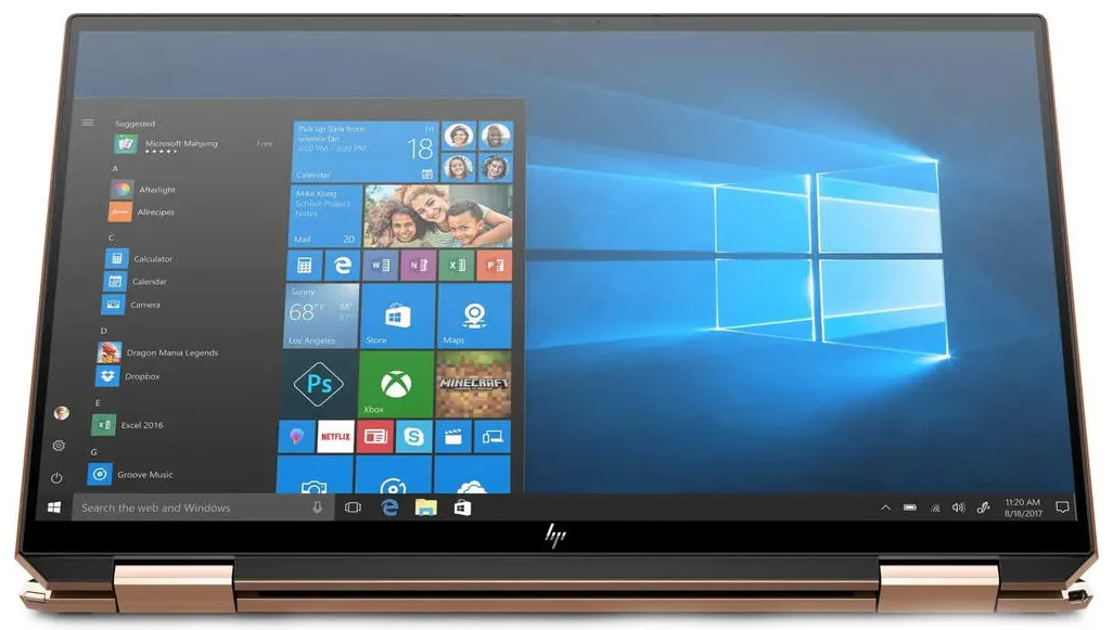 Ноутбук HP Spectre X360 13-AW0011UR 8RS71EA