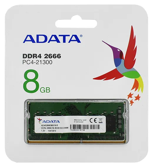 Оперативная память 8 GB ADATA AD4S266638G19-R