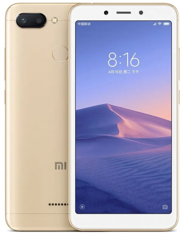Смартфон Xiaomi Redmi 6 64Gb золото