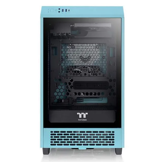 Корпус для ПК Thermaltake The Tower 200 Turquoise Mini Chassis CA-1X9-00SBWN-00