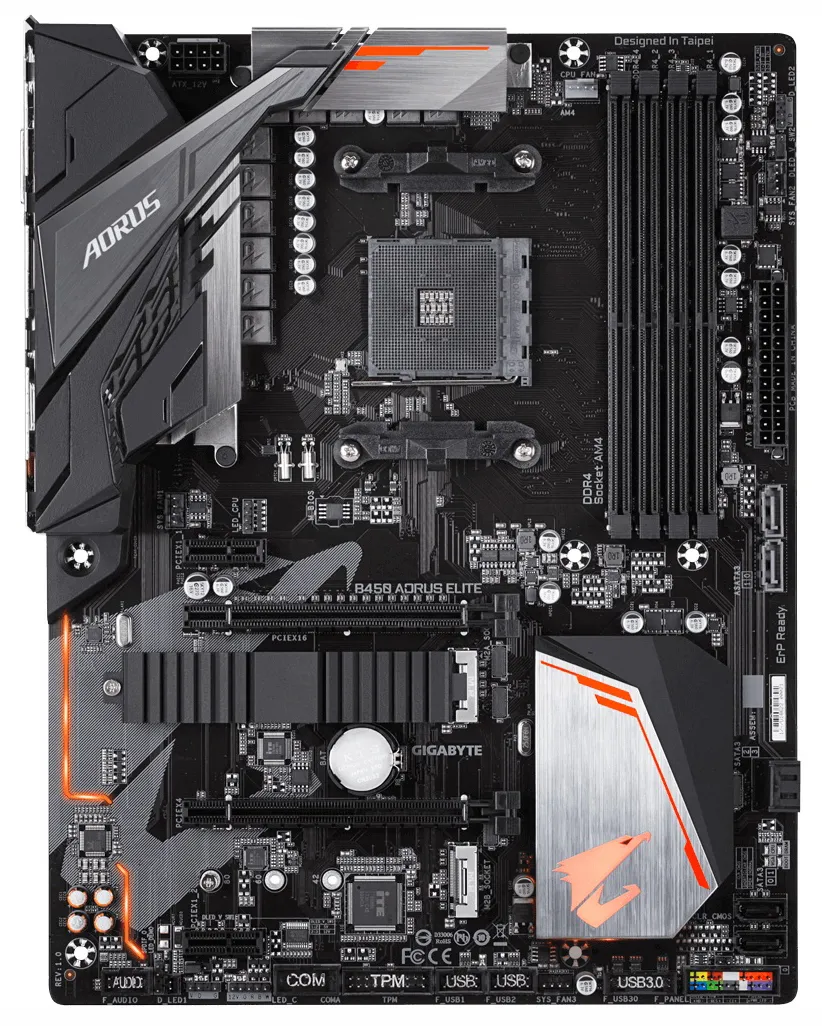 Материнская плата Gigabyte B450 AORUS ELITE