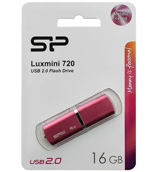 USB флешка 16GB Silicon Power LuxMini 720 SP016GBUF2720V1H USB 2.0 pink