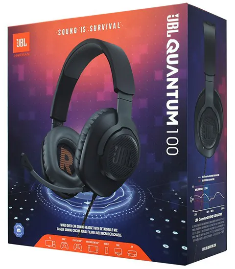 Гарнитура JBL (by harman) Quantum 100 Black