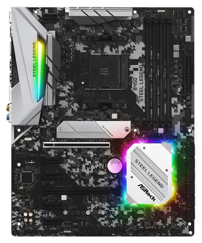 Материнская плата ASRock B450 STEEL LEGEND