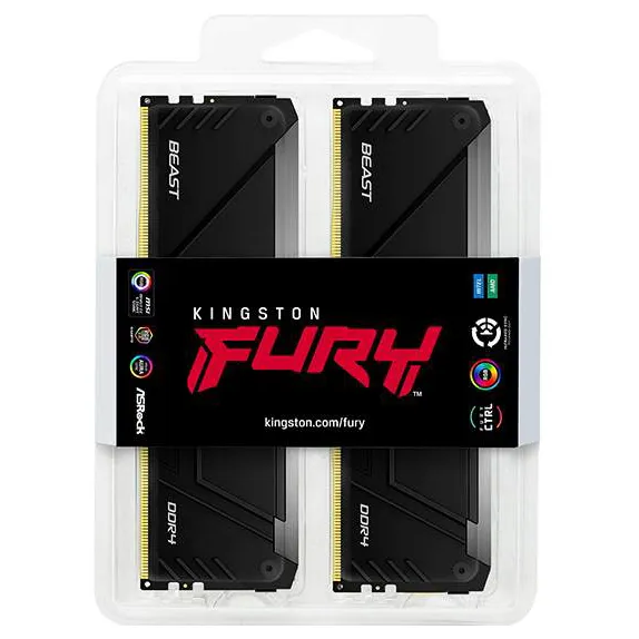 Оперативная память 128 GB kit Kingston Fury Renegade RGB KF436C18BB2AK4/128