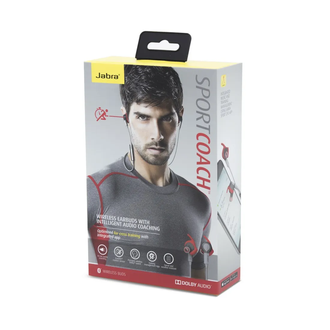 Bluetooth гарнитура Jabra Sport Coach Красный