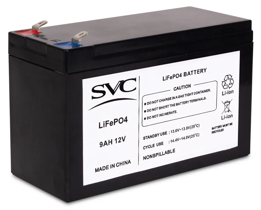 Батарея SVC LiFePO4 12V 9Ah