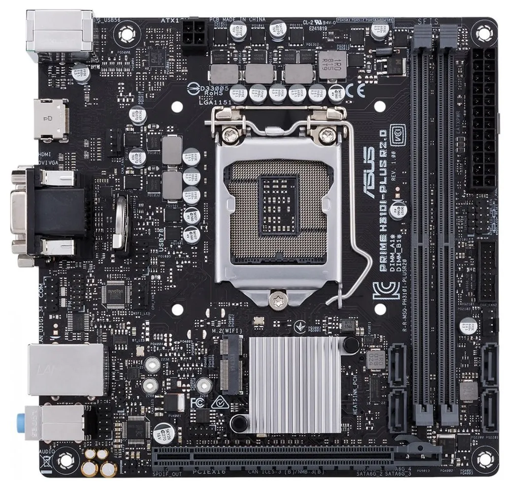 Материнская плата ASUS PRIME H310I-PLUS R2.0