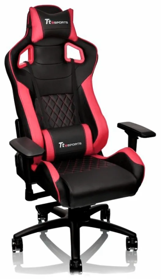 Игровое компьютерное кресло Thermaltake GTF 100 Black & Red (GC-GTF-BRMFDL-01)