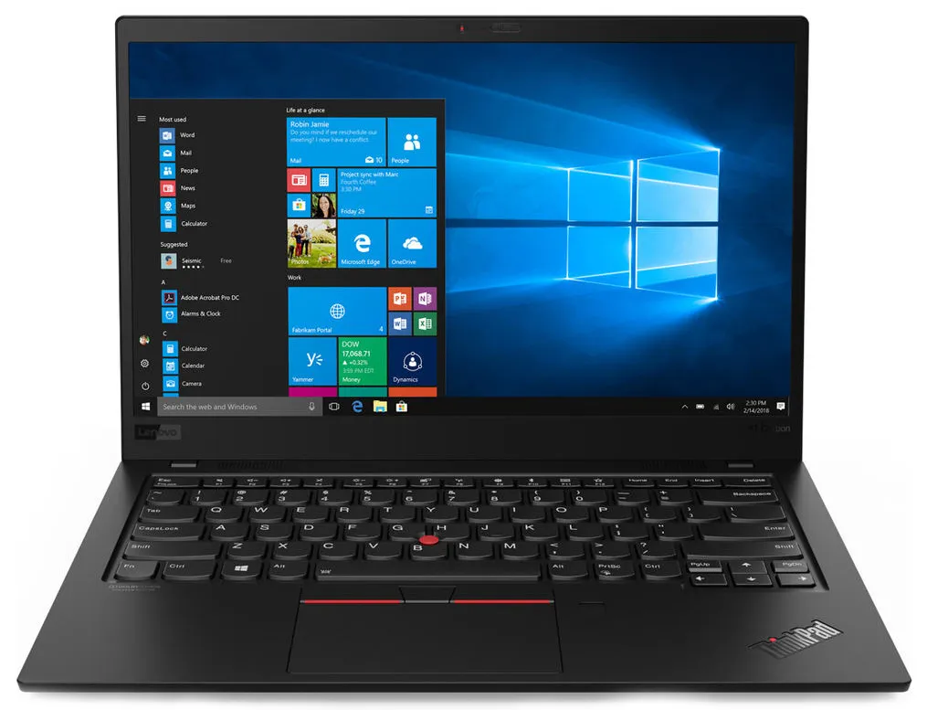 Ноутбук Lenovo X1 Carbon(7-th gen) 20QD0037RT