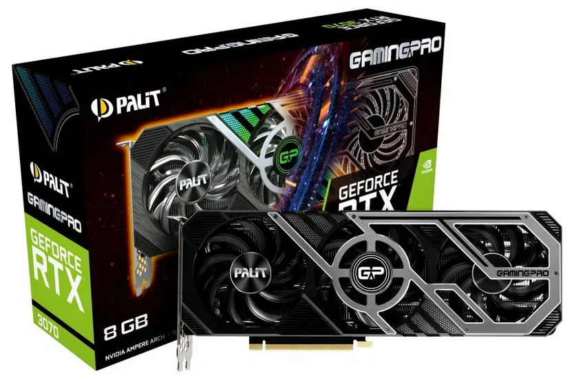 Видеокарта 8GB PALIT RTX 3070 GamePro PA-RTX3070 GamingPro 8G
