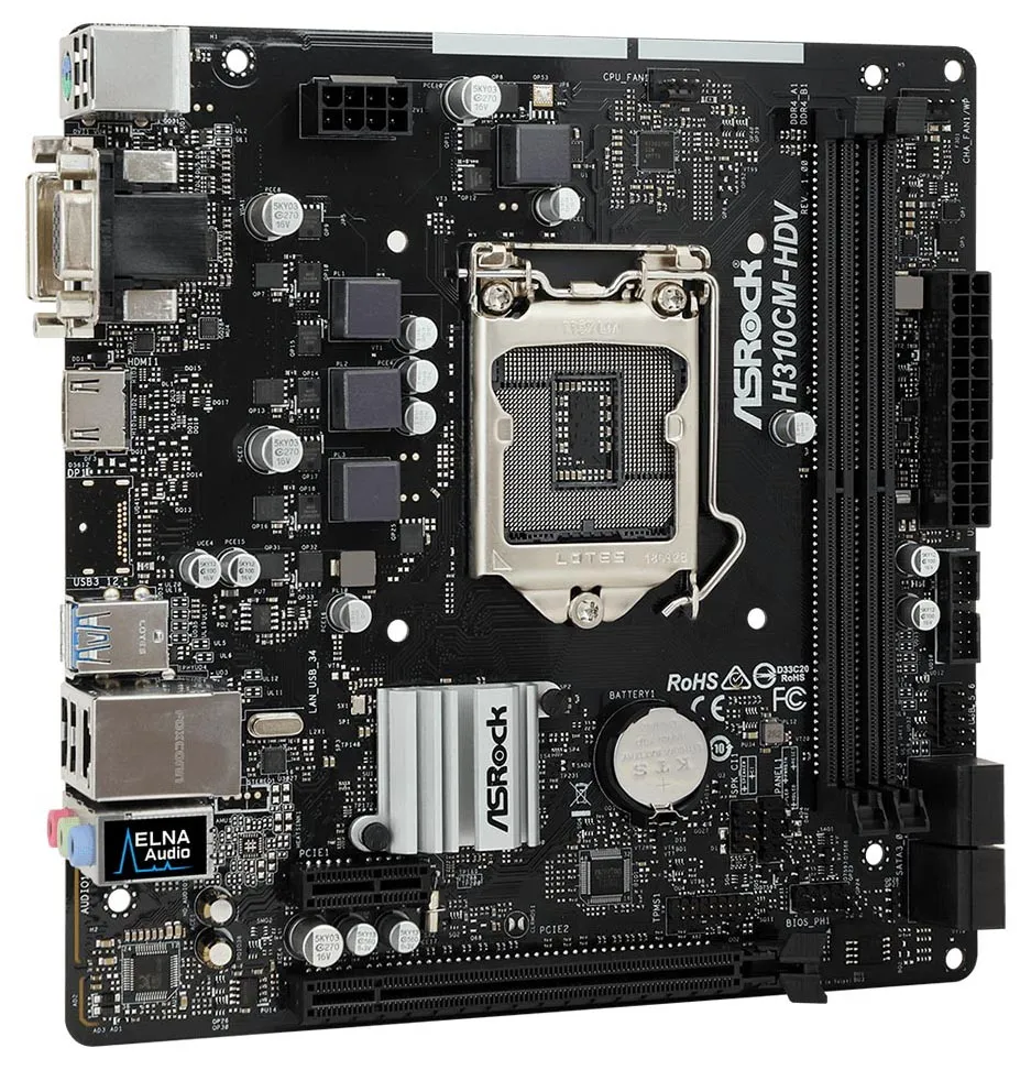Материнская плата ASRock H310CM-HDV