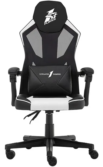 Игровое компьютерное кресло 1st Player P01 Black/White