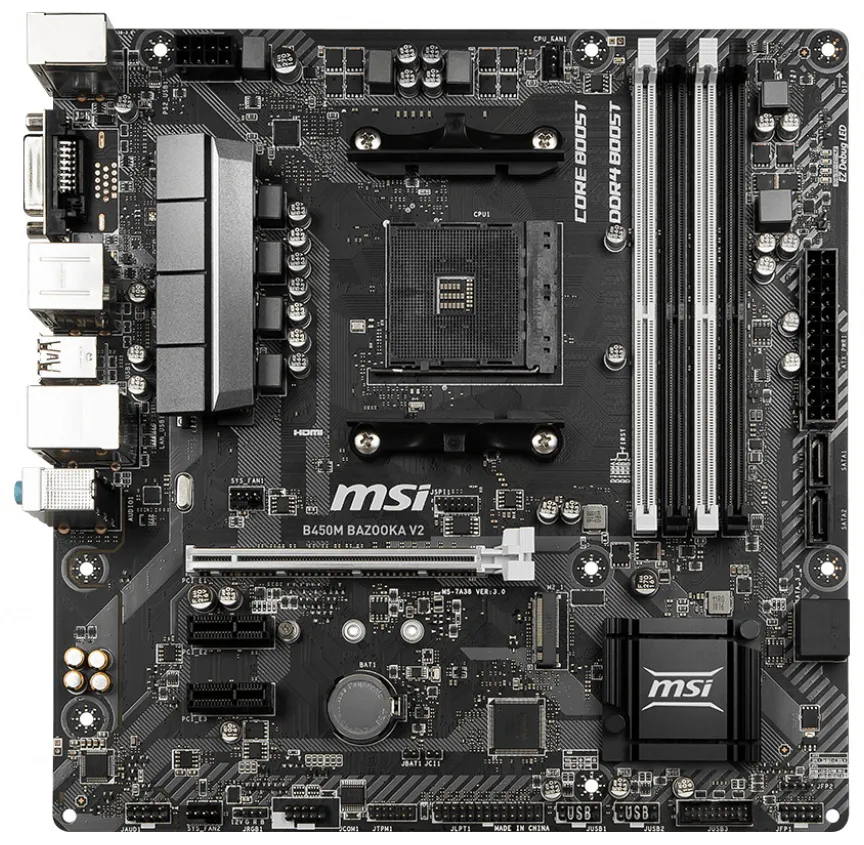 Материнская плата MSI B450M BAZOOKA V2