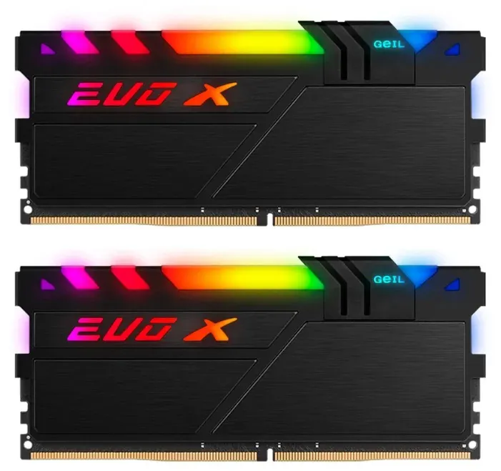 Оперативная память 32GB Kit GEIL EVO X II White с RGB подсветкой GEXSG432GB3000C16ADC