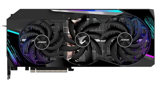 Видеокарта 24Gb Gigabyte RTX 3090 AORUS MASTER 24G GV-N3090AORUS M-24GD