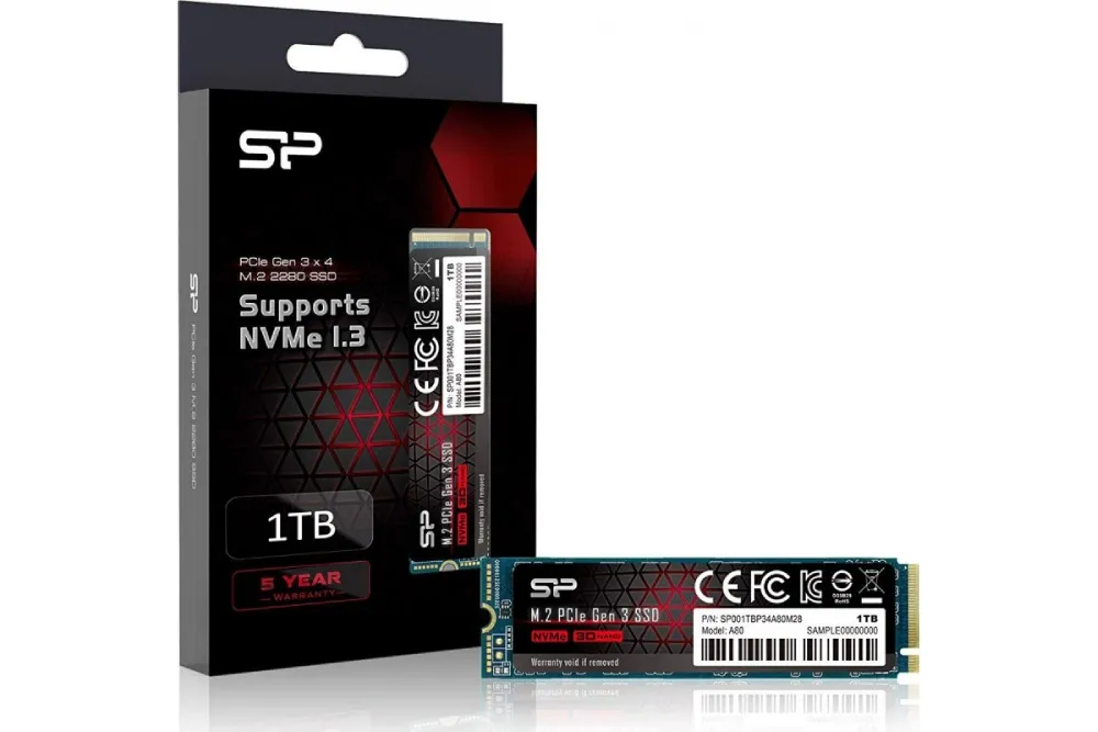 SSD накопитель 1 TB Silicon Power A80 SP001TBP34A80M28