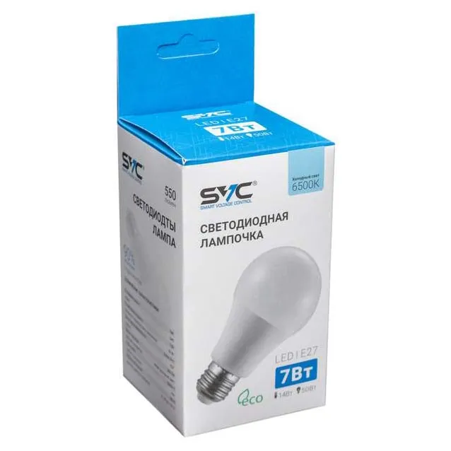LED Лампа SVC LED G45-7W-E27-6500K