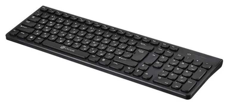 Клавиатура беспроводная Oklick 880S черный