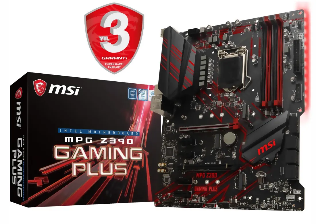 Материнская плата MSI MPG Z390 GAMING PLUS