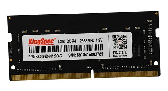 Оперативная память для ноутбука 4 GB KingSpec DDR4 2666MHz