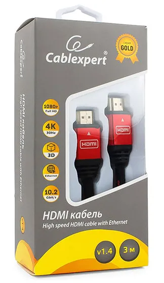 Кабель HDMI Cablexpert CC-G-HDMI02-3M