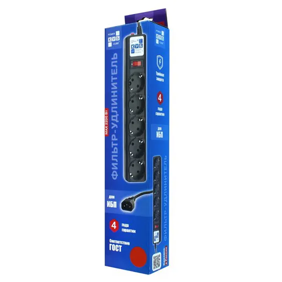 Сетевой фильтр Power Cube SPG5-В1 black