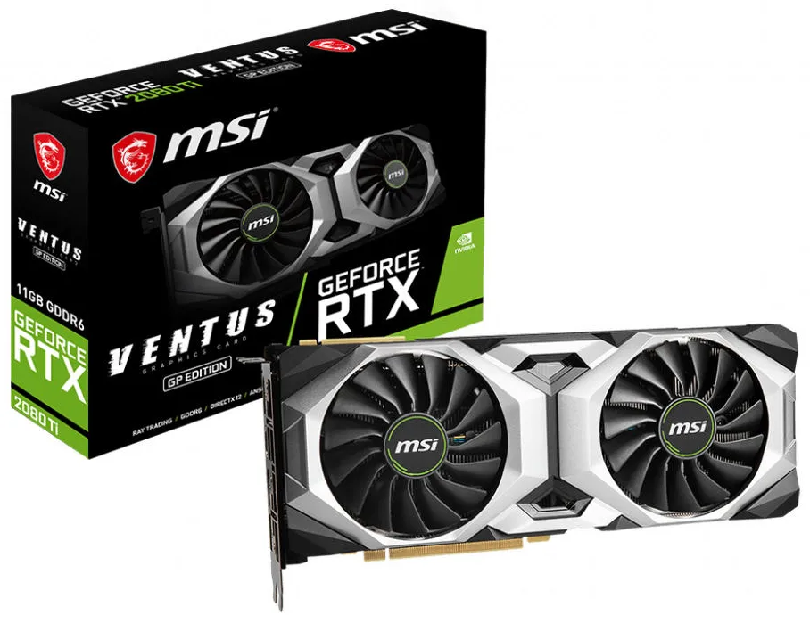Видеокарта 11Gb MSI GeForce RTX 2080 Ti VENTUS GP