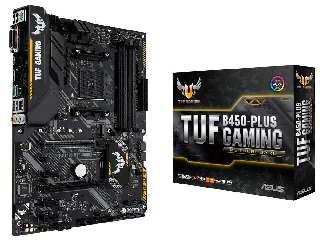 Материнская плата Asus TUF B450-PLUS GAMING