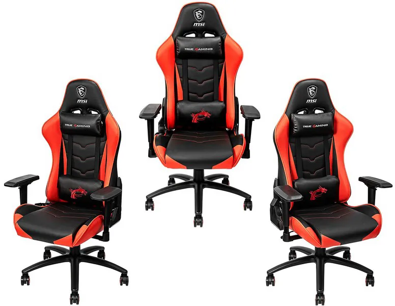 Игровое компьютерное кресло MSI MAG CH120 Red/Black