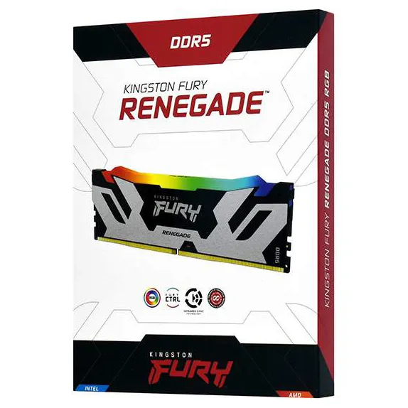 Оперативная память 32 GB kit Kingston Fury Renegade RGB KF572C38RSAK2-32