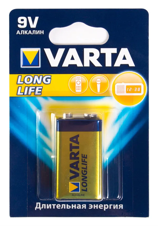 Батарейка VARTA 6LR61-BP1 E-Block