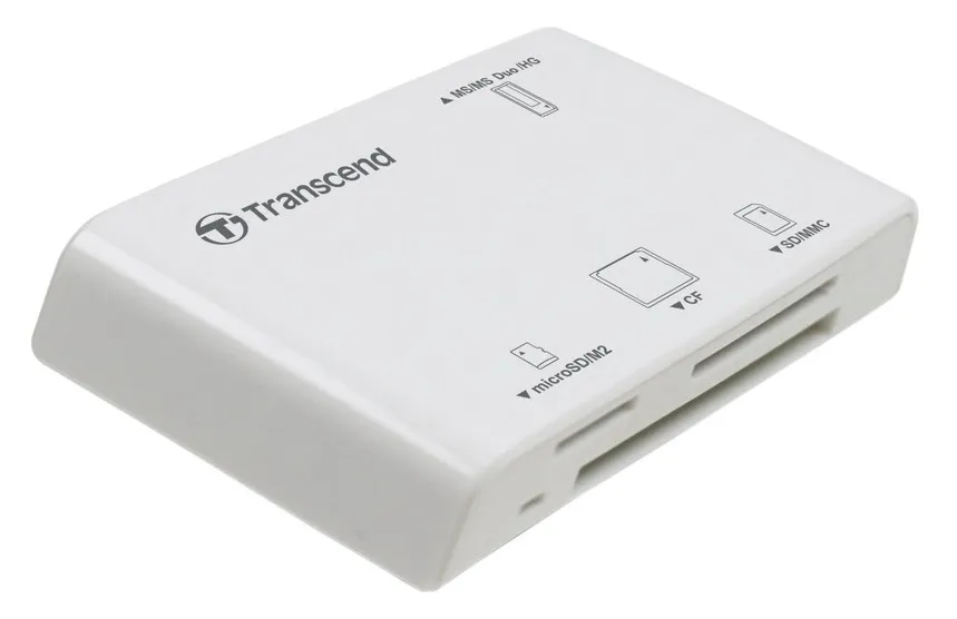 Картридер Transcend TS-RDP8W белый