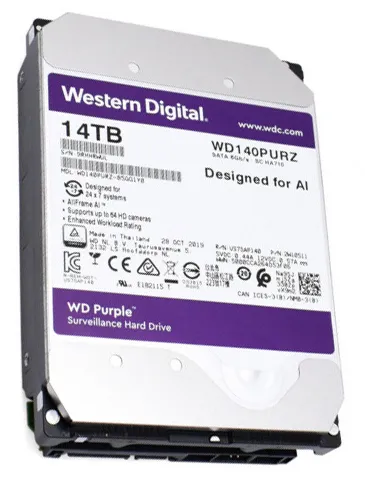 Жесткий диск 14Tb WD Purple WD140PURZ