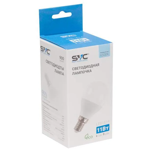 LED Лампа SVC LED G45-11W-E14-6500K
