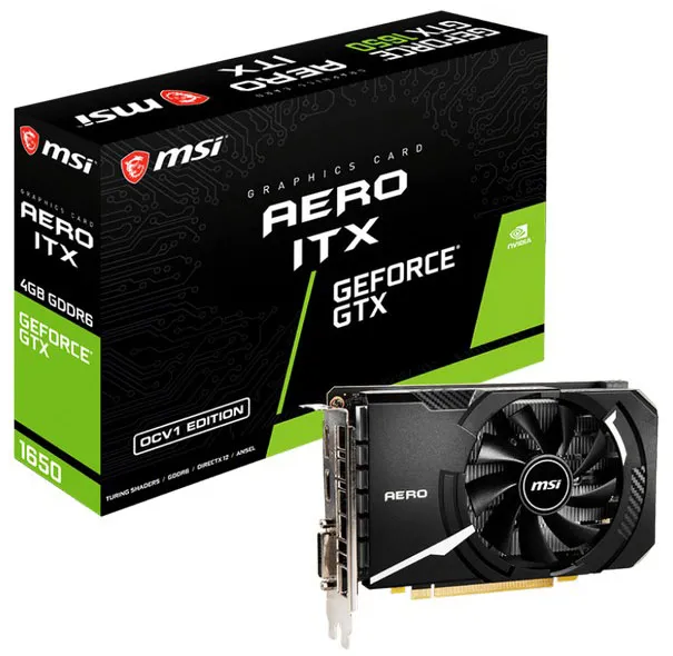Видеокарта 4 GB MSI GTX 1650 D6 AERO ITX OCV1