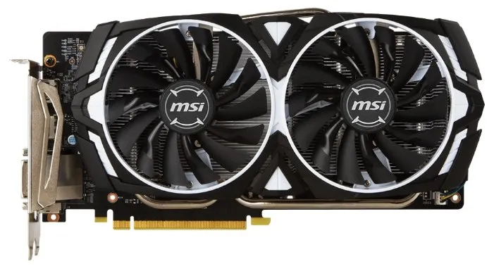 Видеокарта MSI GeForce GTX 1060 ARMOR 6G OCV1