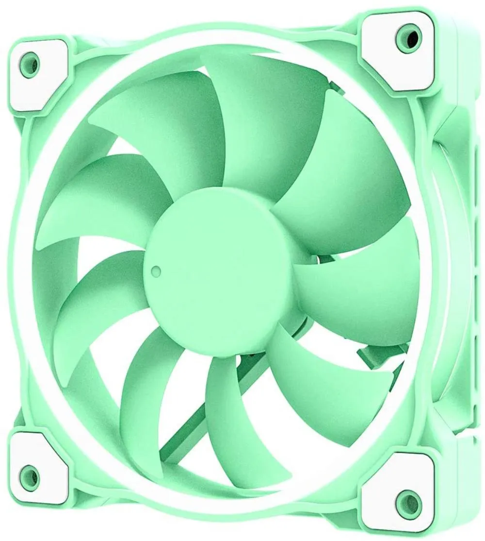 Кулер для корпуса ID-Cooling ZF-12025-Lemon Green