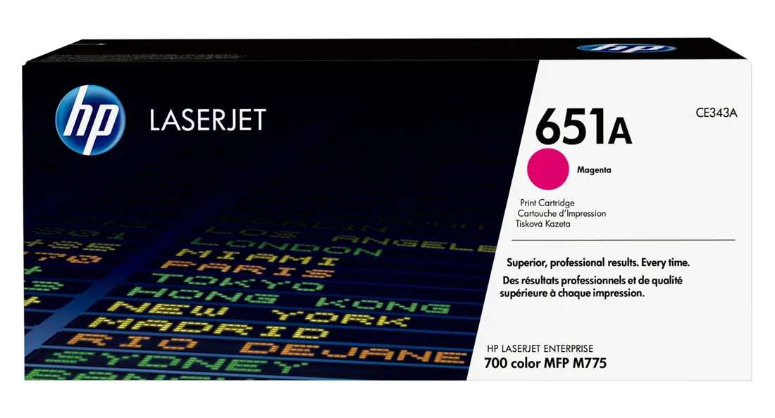 Картридж лазерный HP LaserJet 651A CE343AC Magenta