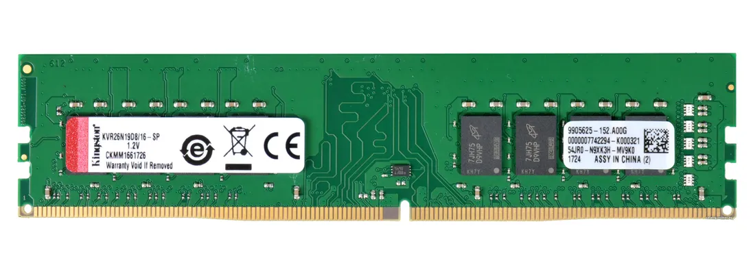 Оперативная память Kingston 16 GB KVR26N19D8/16