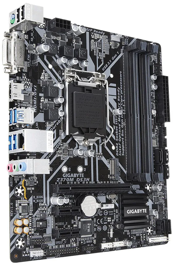 Материнская плата Gigabyte Z370 GA-Z370M-DS3H