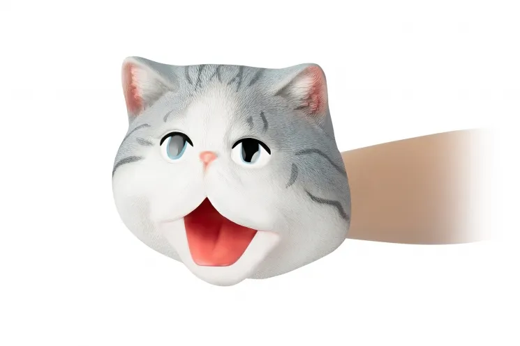 Игрушка-перчатка Same Toy Кот серый X336UT