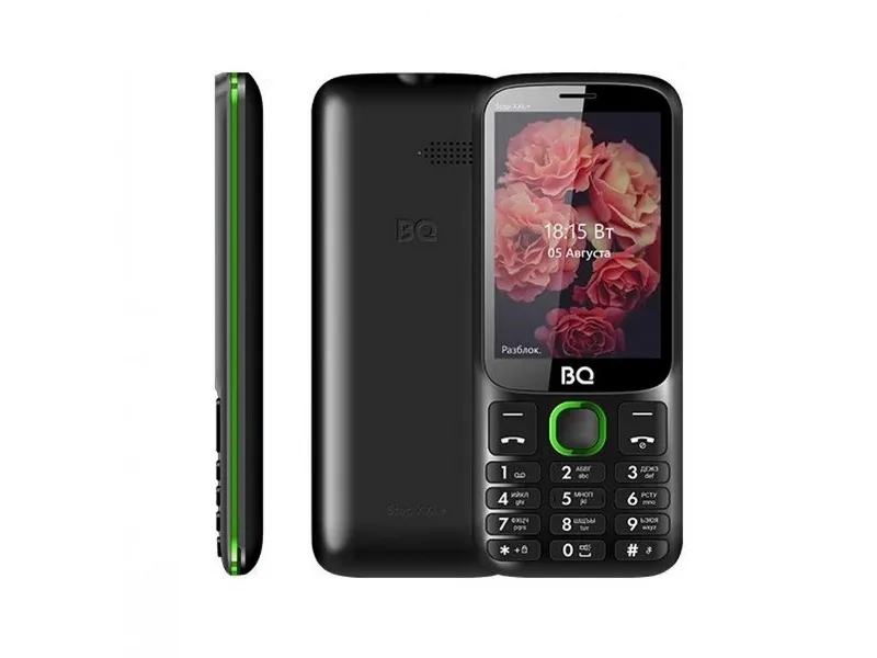 Мобильный телефон BQ 3590 Step XXL+ Black+Green