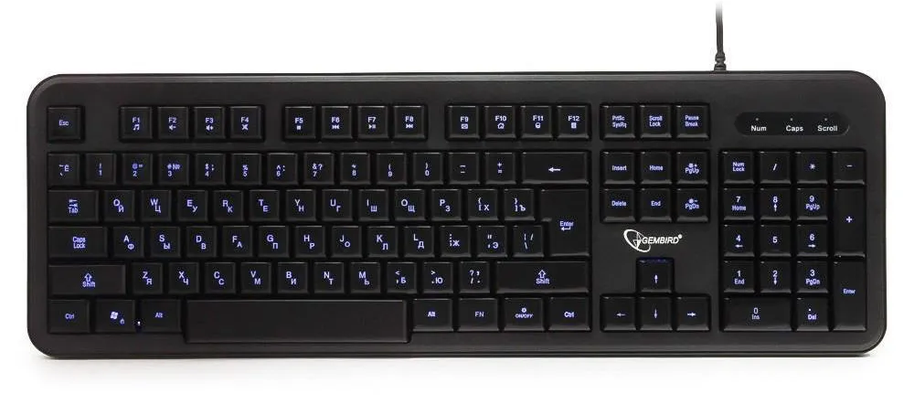 Клавиатура Gembird KB-200L black