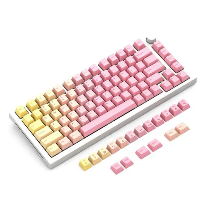 Набор кнопок на клавиатуру Glorious GPBT Keycaps Grapefruit GLO-KC-GPBT-PG