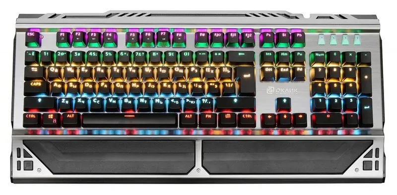Клавиатура механическая Oklick 980G HUMMER черный