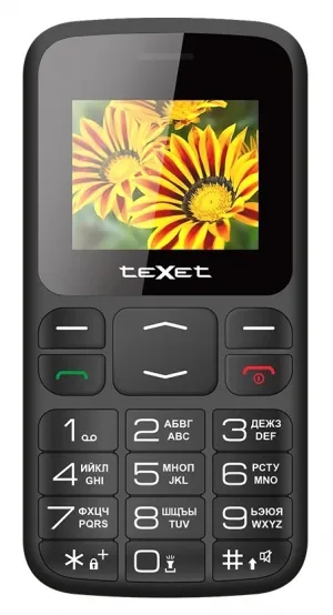 Мобильный телефон Texet TM-B208 Черный