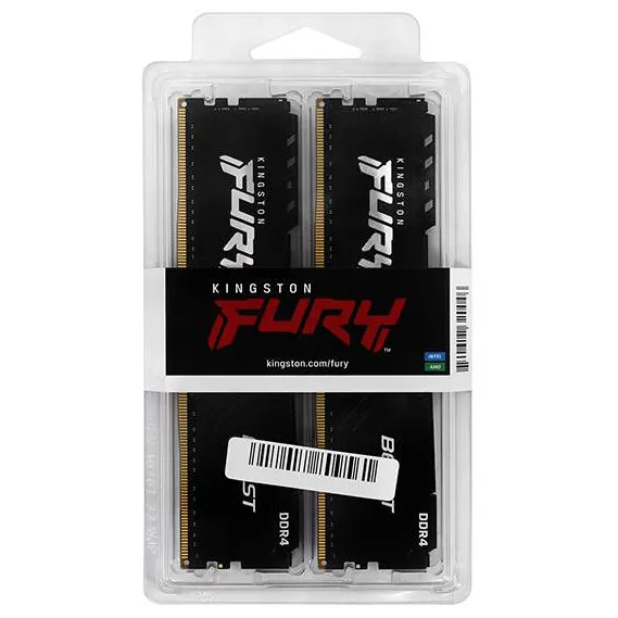 Оперативная память 32 GB kit Kingston FURY Beast KF437C19BB1K2/32