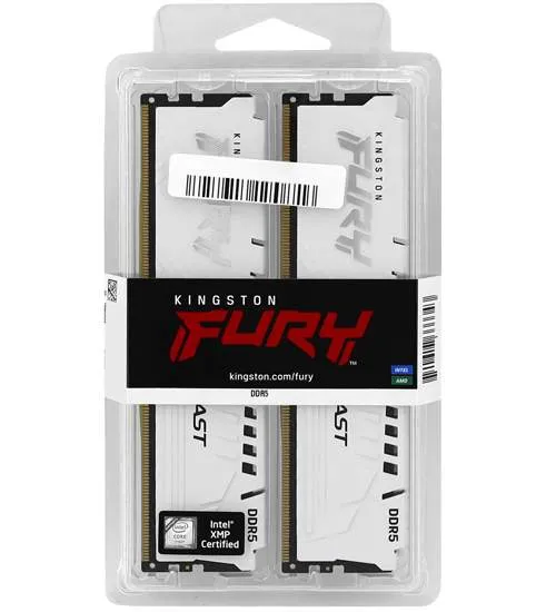 Оперативная память 64 GB kit Kingston Fury Beast White KF556C40BWK2-64